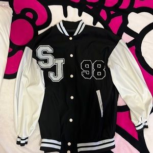 Varsity jacket.